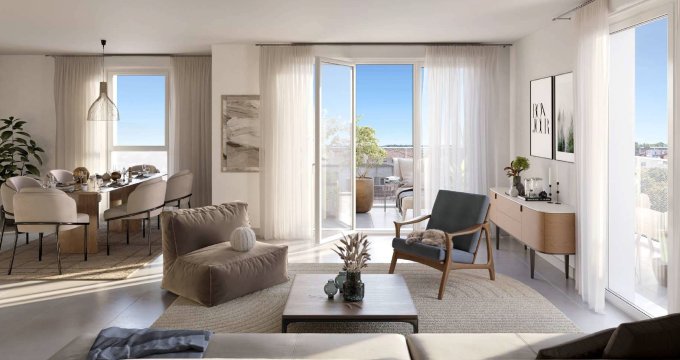 Achat / Vente programme immobilier neuf Blagnac à 200m du tramway T1 (31700) - Réf. 12313