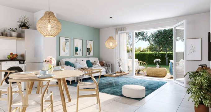 Achat / Vente programme immobilier neuf Saint Jean à 2km du Golf Saint Gabriel (31240) - Réf. 12425