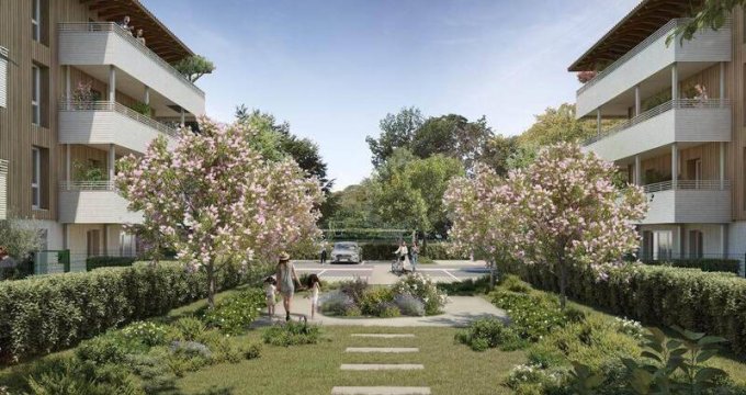 Achat / Vente programme immobilier neuf Tournefeuille écrin verdoyant proche de Toulouse (31170) - Réf. 10798