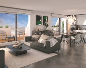 Achat / Vente programme immobilier neuf Beauzelle quartier Andromède au pied du tramway (31700) - Réf. 6962