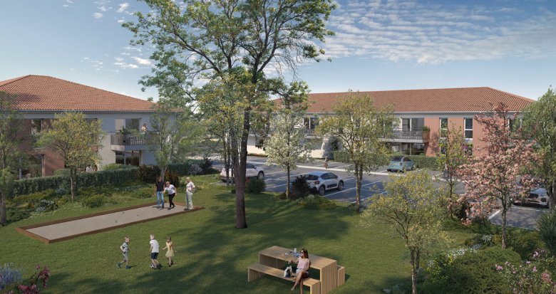Achat / Vente programme immobilier neuf Aucamville à 10 min en voiture du métro et du centre commercial (31140) - Réf. 13854