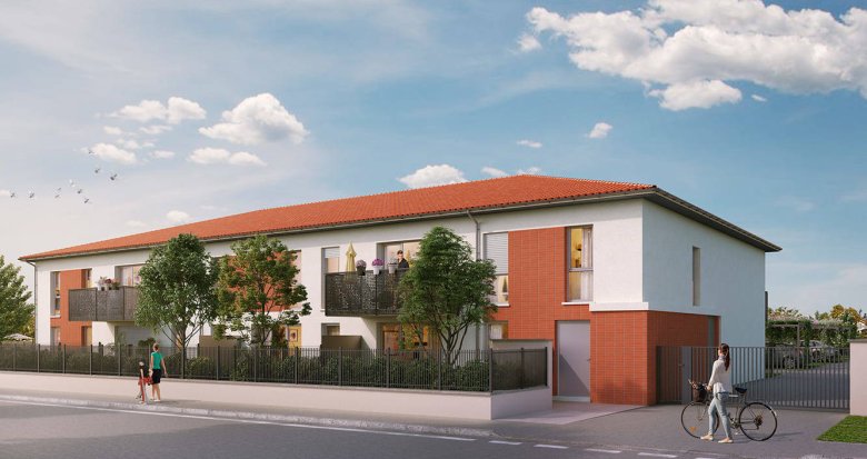 Achat / Vente programme immobilier neuf Aucamville quartier calme proche des commodités (31140) - Réf. 6877