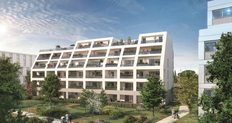 Achat / Vente programme immobilier neuf Beauzelle quartier Andromède au pied du tramway (31700) - Réf. 6962