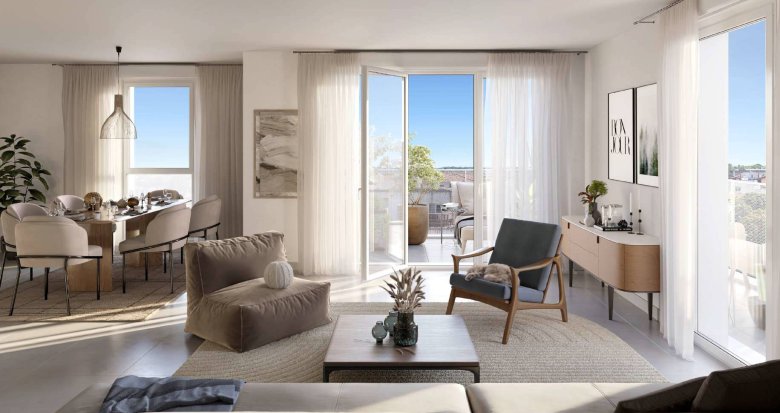 Achat / Vente programme immobilier neuf Blagnac à 200m du tramway T1 (31700) - Réf. 12313