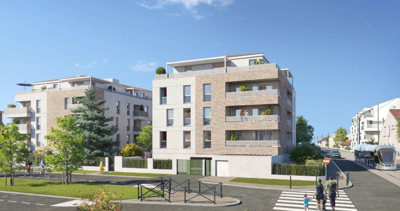 Achat / Vente programme immobilier neuf Blagnac à 200m du tramway T1 (31700) - Réf. 12313