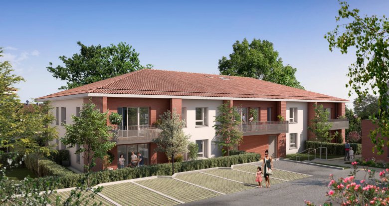 Achat / Vente programme immobilier neuf Cornebarrieu à 800m de la clinique des Cèdres (31700) - Réf. 6846