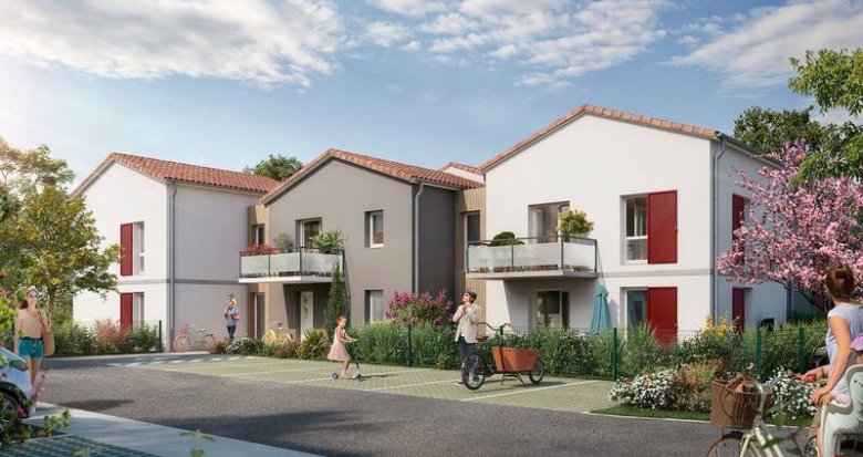 Achat / Vente programme immobilier neuf Frouzins, sur les bord du canal Saint-Martory (31270) - Réf. 8151