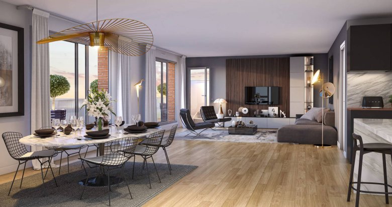 Achat / Vente programme immobilier neuf Toulouse à 10 min à pied de la gare de Montaudran (31000) - Réf. 6449