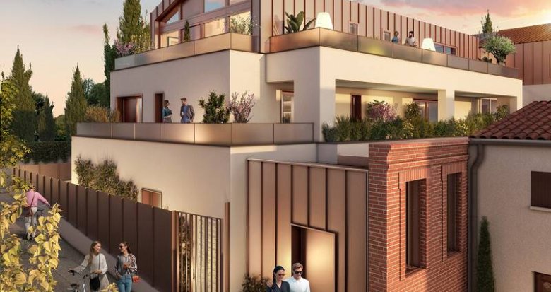 Achat / Vente programme immobilier neuf Toulouse à 12 min à pied du jardin Pierre Goudouli (31000) - Réf. 8556