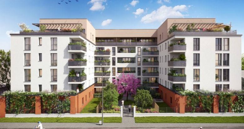 Achat / Vente programme immobilier neuf Toulouse à 2 minutes du métro Roseraie (31000) - Réf. 7784