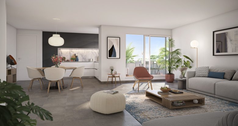 Achat / Vente programme immobilier neuf Toulouse à 5 min à pied du métro La Vache (31000) - Réf. 8594