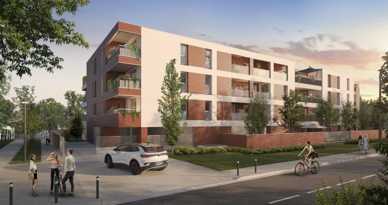 Achat / Vente programme immobilier neuf Toulouse à 5 min à pied du métro La Vache (31000) - Réf. 8594