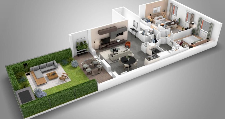 Achat / Vente programme immobilier neuf Toulouse au coeur d'un quartier familial (31000) - Réf. 7318