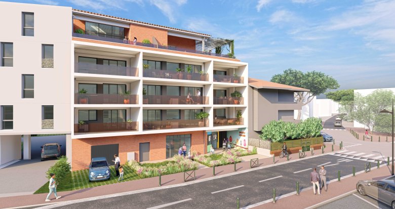 Achat / Vente programme immobilier neuf Toulouse au pied du métro A (31000) - Réf. 7262