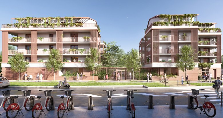 Achat / Vente programme immobilier neuf Toulouse petite copropriété à 4 min à pied du métro Borderouge (31000) - Réf. 13691