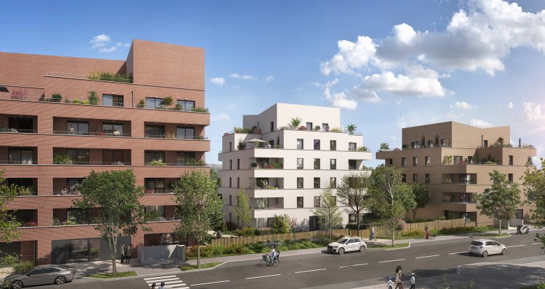 Achat / Vente programme immobilier neuf Toulouse quartier Faubourg Malepère proche des commodités (31000) - Réf. 7810