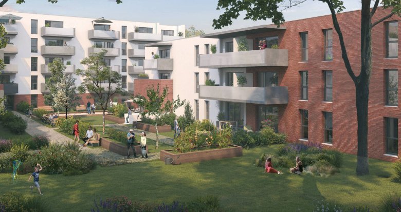 Achat / Vente programme immobilier neuf Toulouse résidence sénior à proximité du parc de la Maourine (31000) - Réf. 9356