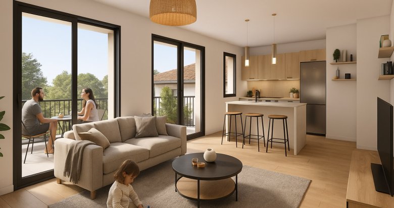 Achat / Vente programme immobilier neuf Tournefeuille proche du Parc de la Ramée (31170) - Réf. 13418