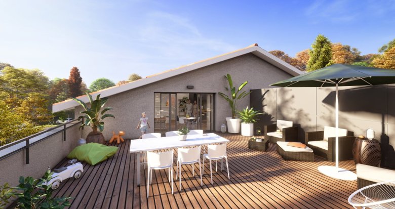 Achat / Vente programme immobilier neuf Bruguières quartier pavillonnaire aux portes de Toulouse (31150) - Réf. 8595