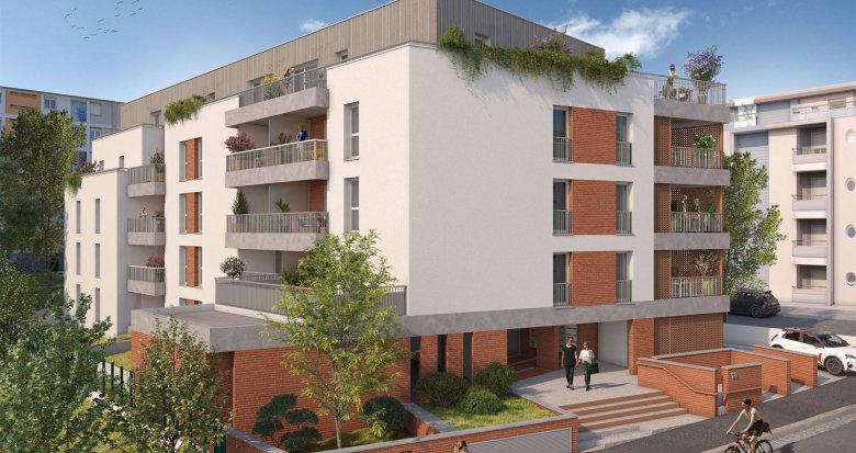 Achat / Vente programme immobilier neuf Toulouse à 700 mètres du métro ligne A (31000) - Réf. 13396